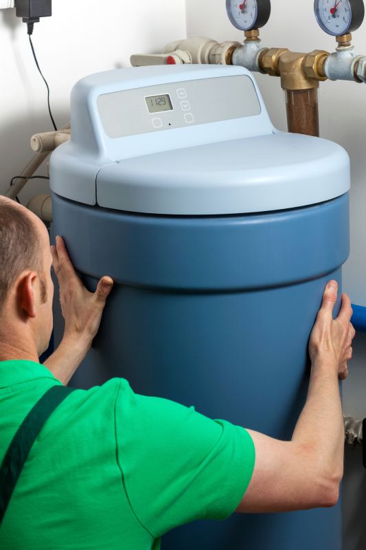 Water Softener System Connected